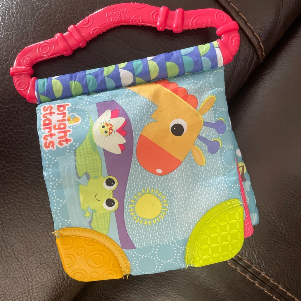 Bright starts baby book toy